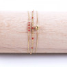 Triple bracelet Anna Red
